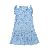 Love George Blue Ditsy Floral Tennis Dress