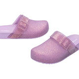 Mini Melissa Cozy Clog- Glitter Lilac