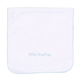 Magnolia Baby Little Brother Embroidered Burp Cloth