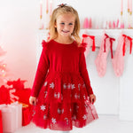 Sweet Wink Peppermint Swirl Sequin Tutu Dress