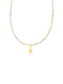 Pearl Cross Necklace