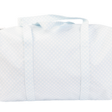 Apple Of My Isla Blue Gingham Duffle Bag