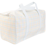 Apple Of My Isla Multi Windowpane Duffle Bag