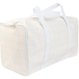Apple Of My Isla Multi Windowpane Duffle Bag