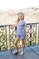 Emery Girls' Short Set - Blackberry Floral