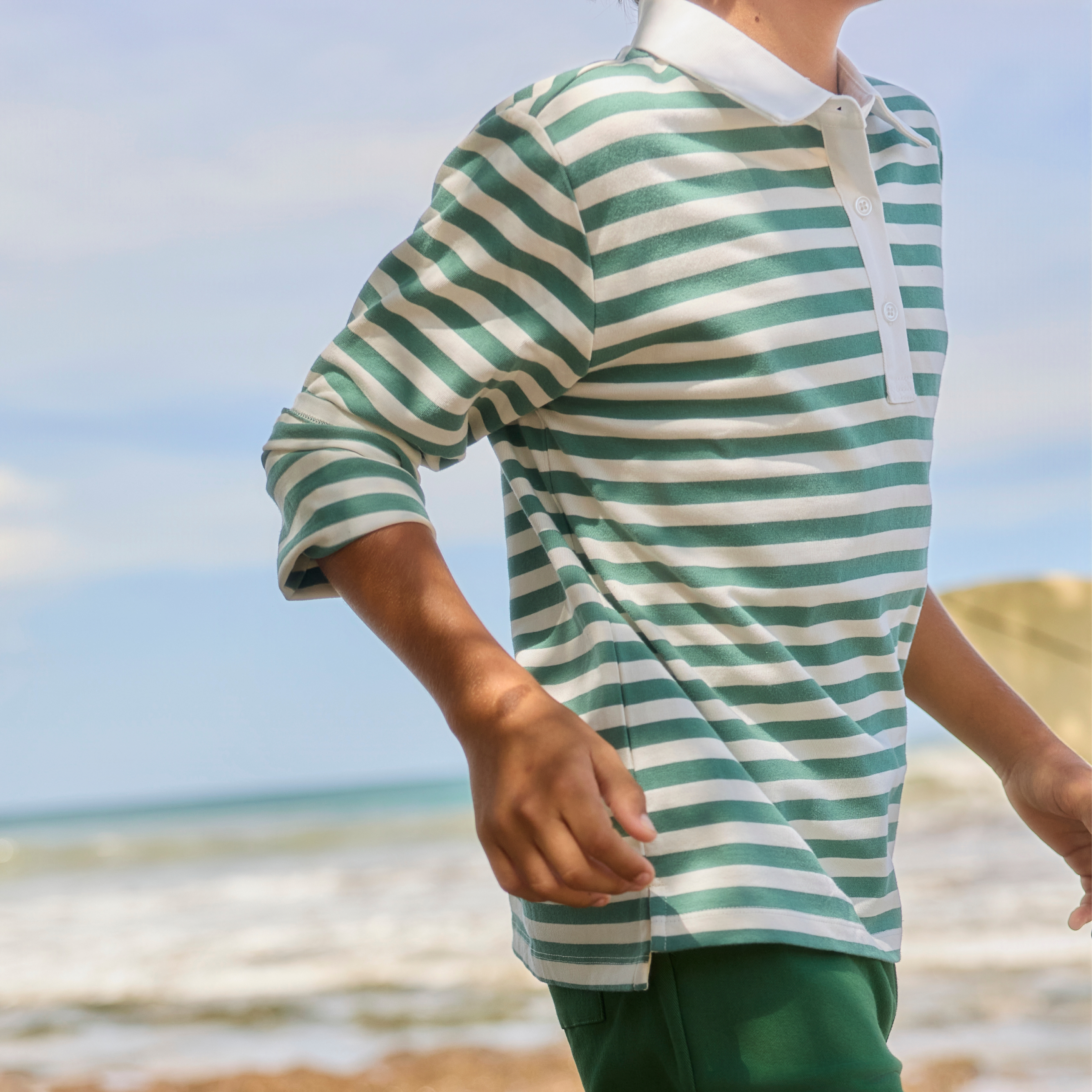 Minnow Unisex Palma Stripe Rugby Shirt