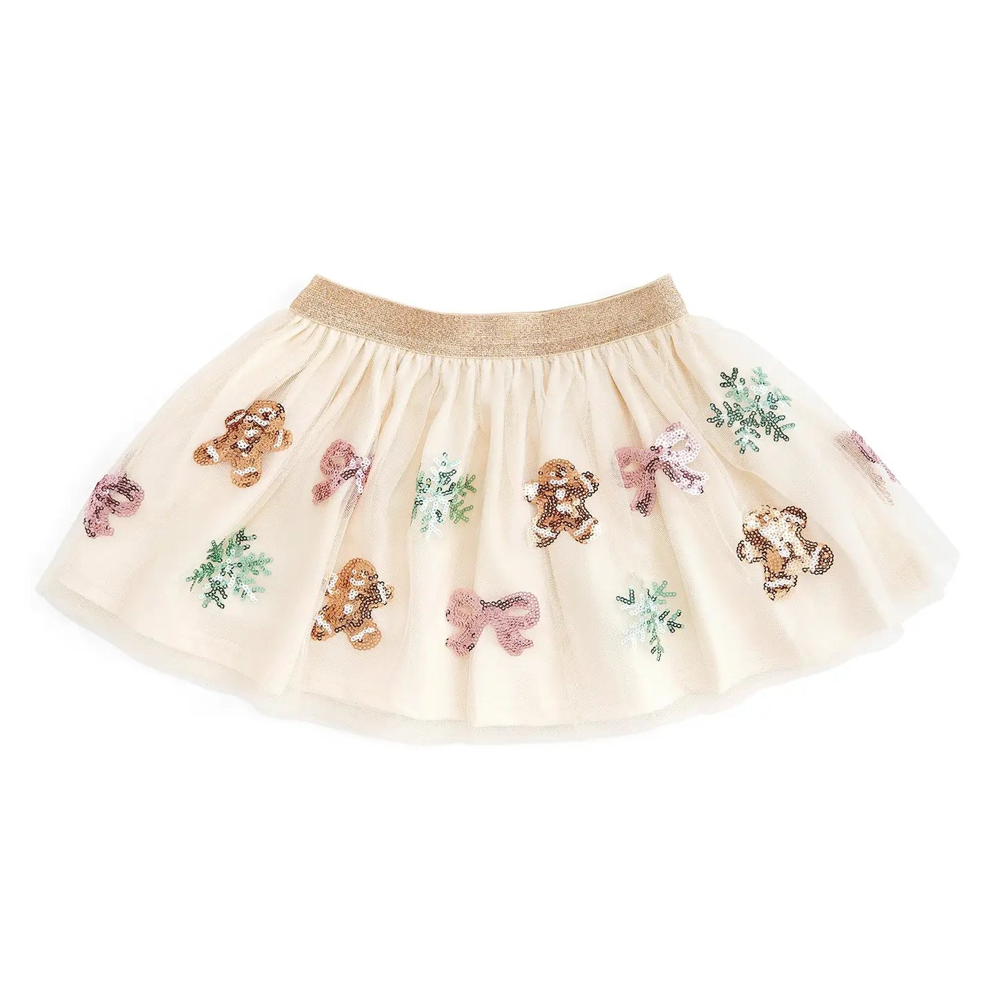 Sweet Wink Gingerbread Sequin Tutu