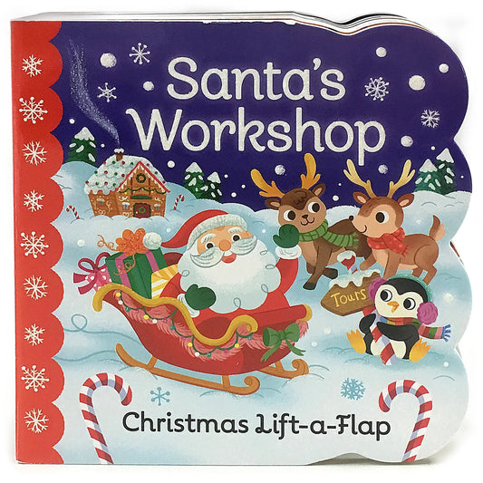 Cottage Door Press Santa's Workshop Christmas Lift-A-Flap Board Book