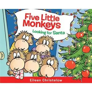Five Little Monkeys Looking For Santa