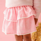 Sweet Wink Pink Bandana Western Skort