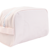 Apple Of My Isla The Dopp Kit- Pink Stripe