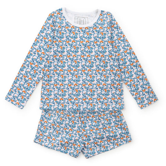 Lila and Hayes Sophie Girls' Short Set - Autumn Blooms