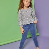 Bisby Long Sleeve India Top- Islington Indigo