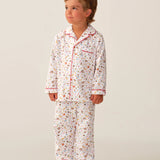 Petite Plume Santa's Workshop Twill Children's Pajama Set