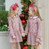 Lila and Hayes Lillian Girls' Dress - Floral Noel