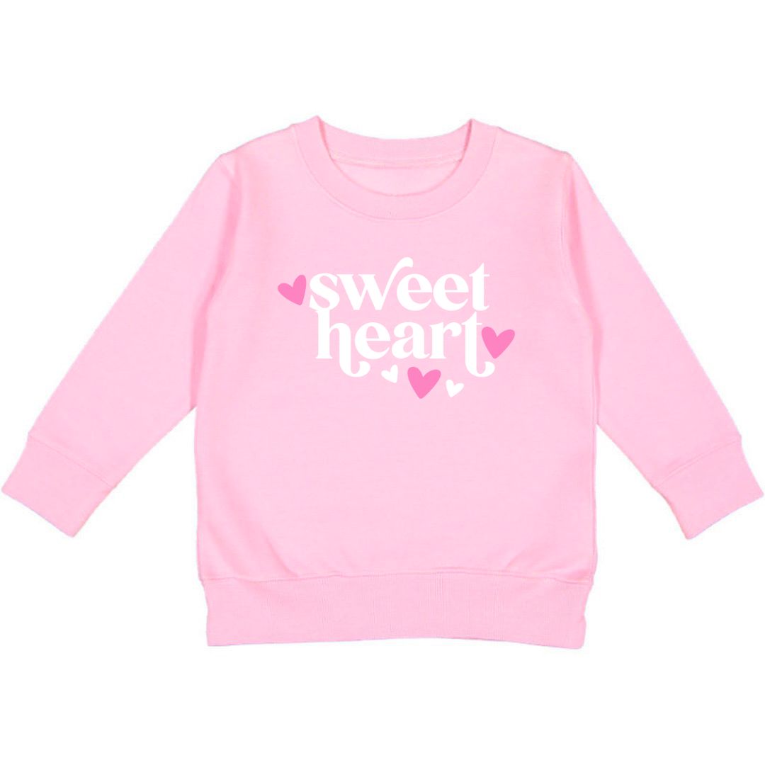 Sweetheart Valentine's Day Sweatshirt - Pink