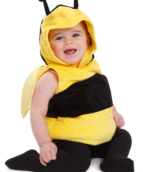 Fuzzy Little Bee Costume