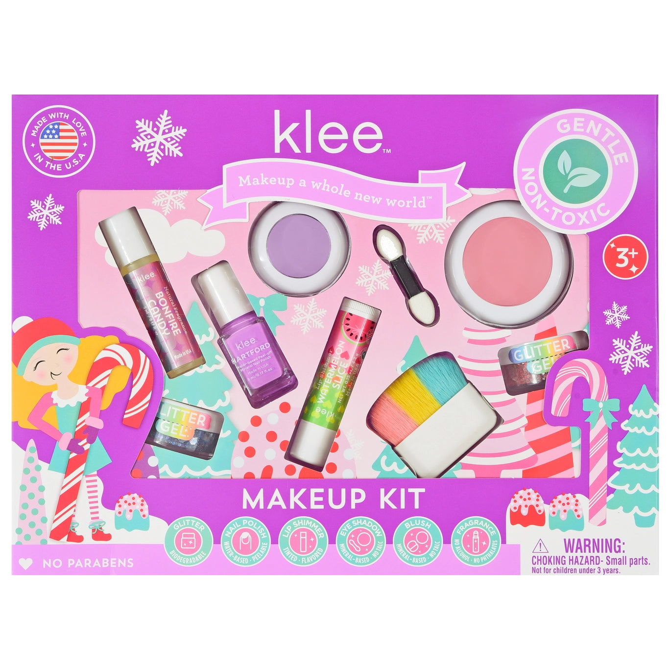 Klee Naturals Festive Jingles- Deluxe Makeup Kit
