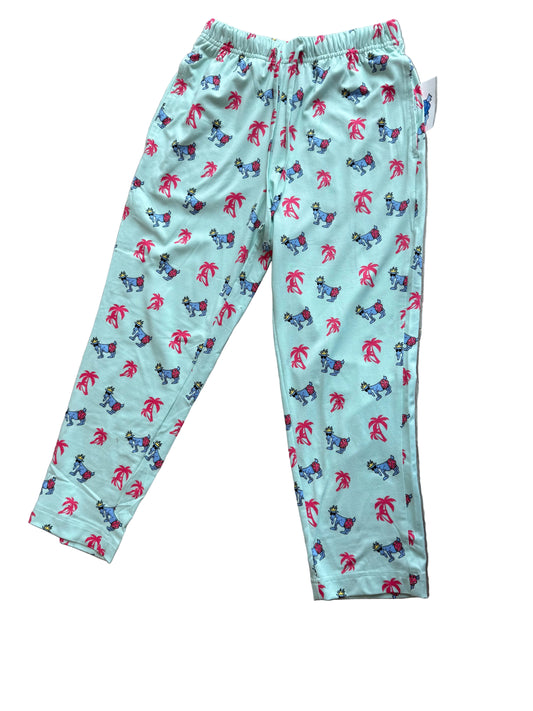 GOAT USA Kids Mint Palm Tree Pajama Pants