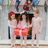 Lila and Hayes Grayson Pajama Pant Set - Whimsical Santa