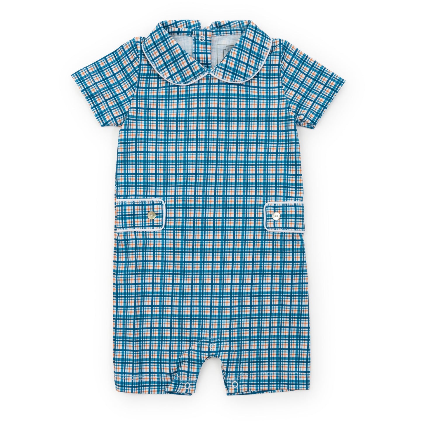 Lila and Hayes Henry Boys' Shortall - Autumn Plaid