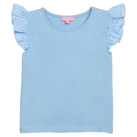 Bisby Eyelet Tank- Light Blue