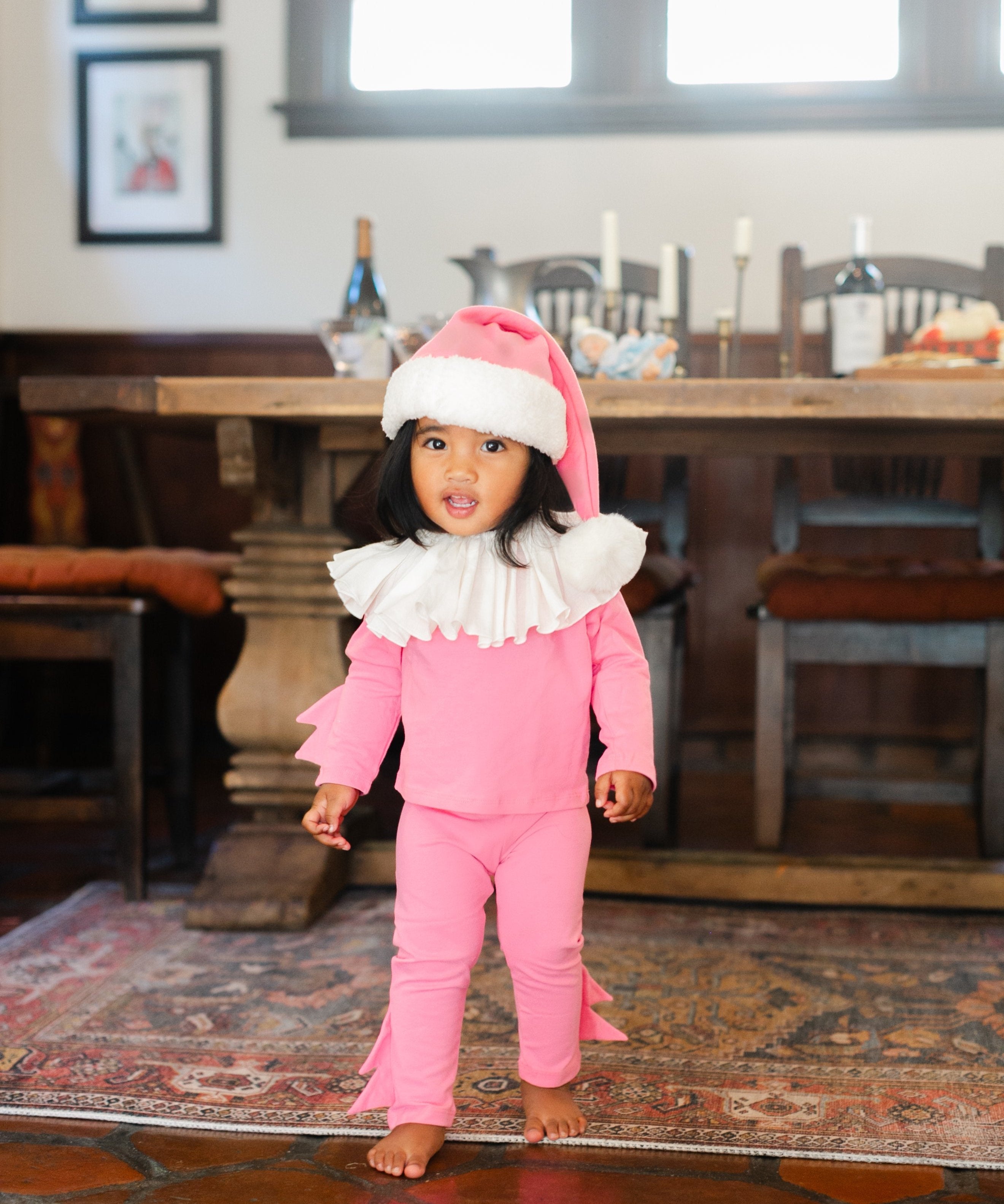 Band in the Wild Pink Holiday Elf Costume