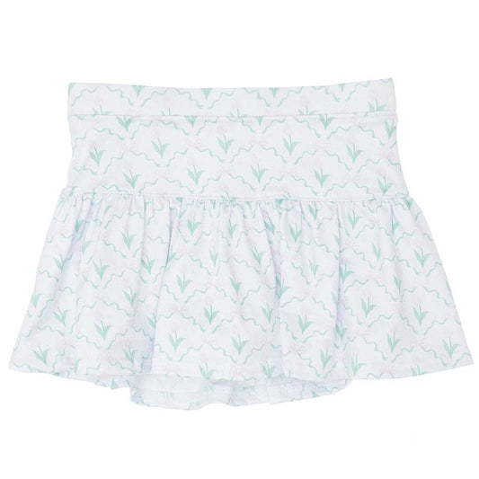 Azarhia Easter Tulips Gathered Skort