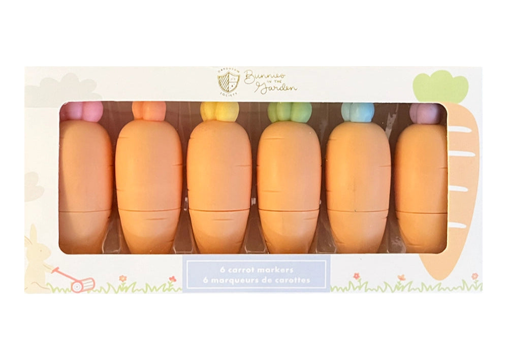 Daydream Society Bunnies In The Garden Carrot Marker Set