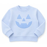 Bits & Bows Jack-O-Lantern Sweatshirt- Blue