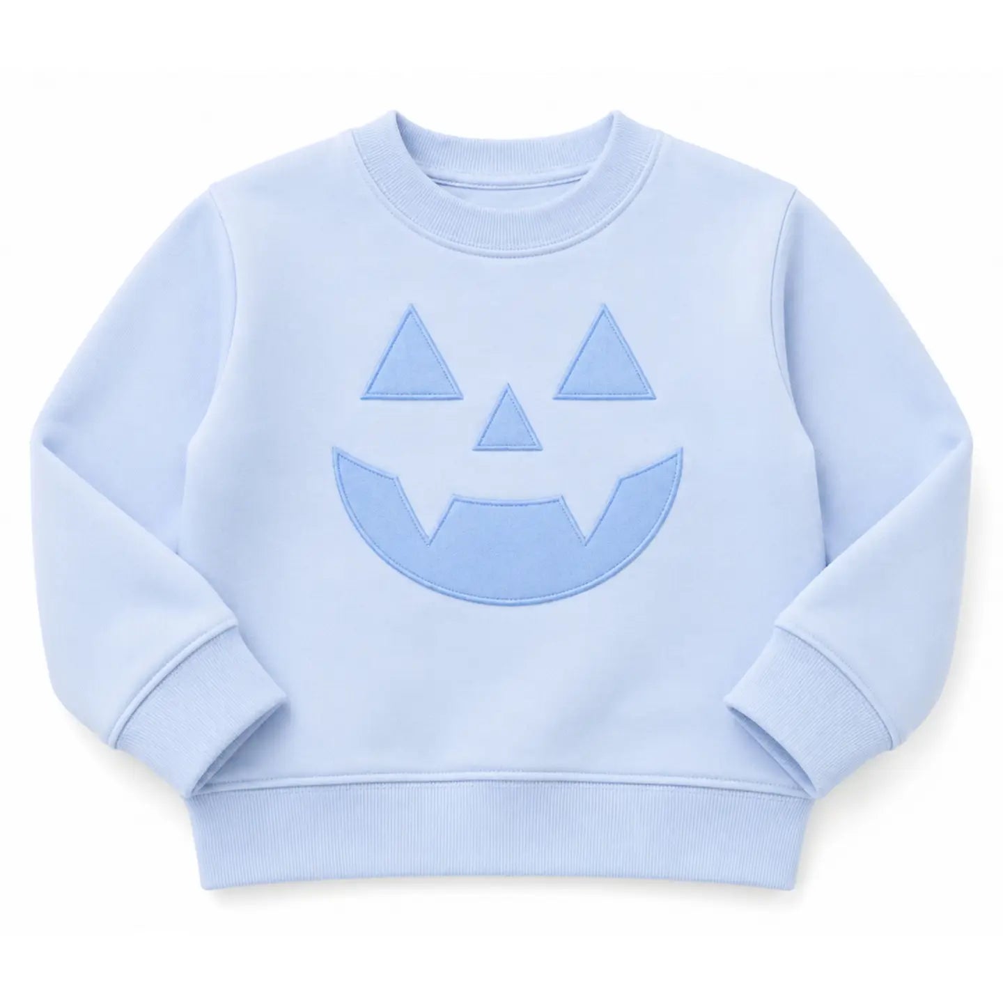 Bits & Bows Jack-O-Lantern Sweatshirt- Blue