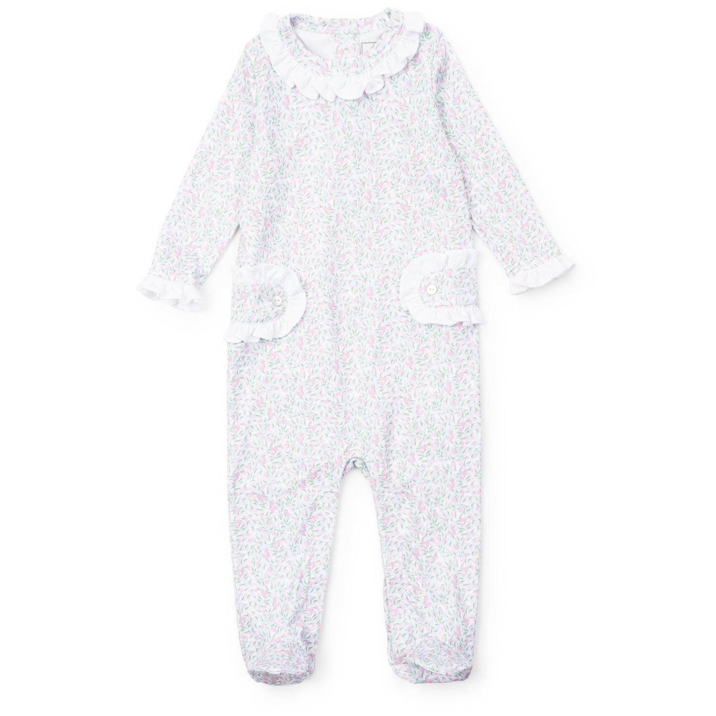 Lila and Hayes Lucy Girls' Romper - Garden Soiree