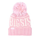 Bits and Bows Big Sister Bobble Hat