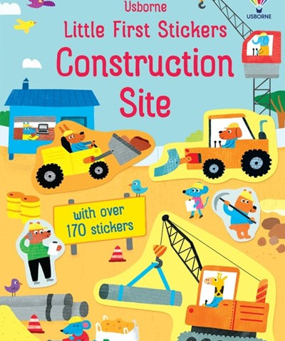 Usborne Books Little First Stickers Book - Construction Site