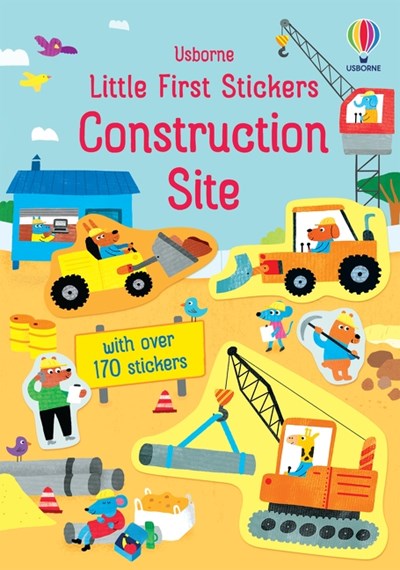 Usborne Books Little First Stickers Book - Construction Site