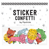 Wild Cats Sticker Confetti