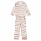 Lila and Hayes Alee Women's Long Sleeve Pant Set - Whimsical Santa