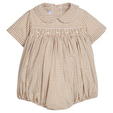 Little English Barrington Bubble- Khaki Gingham