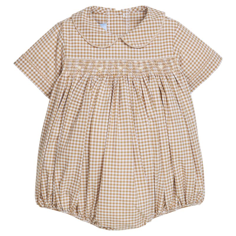 Little English Barrington Bubble- Khaki Gingham
