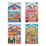 eeboo Christmas Market Assortment Puzzles