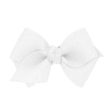 Wee Ones Wee Classic Grosgrain Hair Bow- White