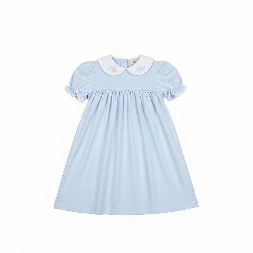 Auraluz Blue Dress for Kids