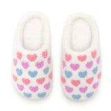 Living Royal Pastel Hearts Girl's Slippers