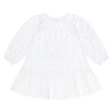 Minnow Girls White Embroidered Coverup