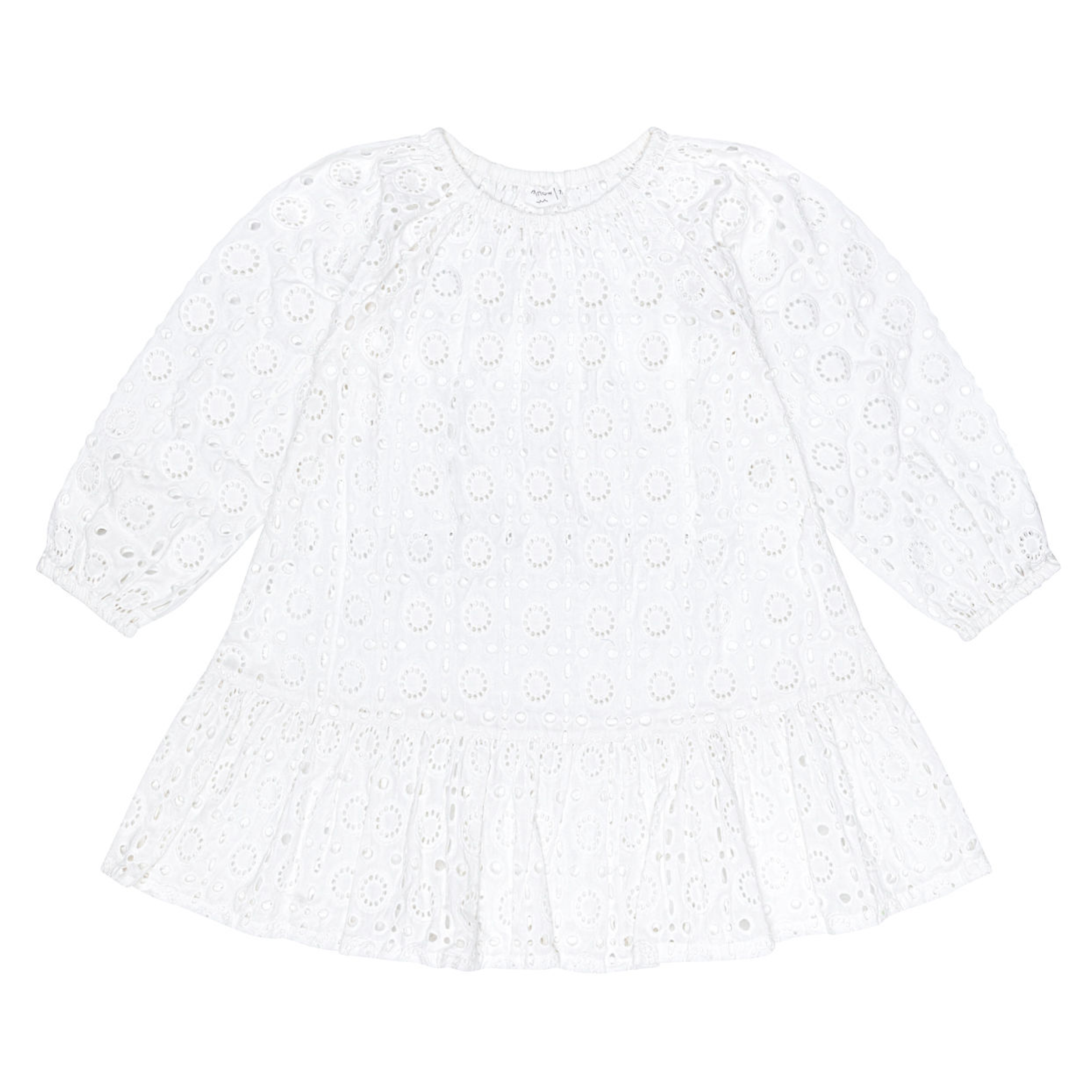 Minnow Girls White Embroidered Coverup