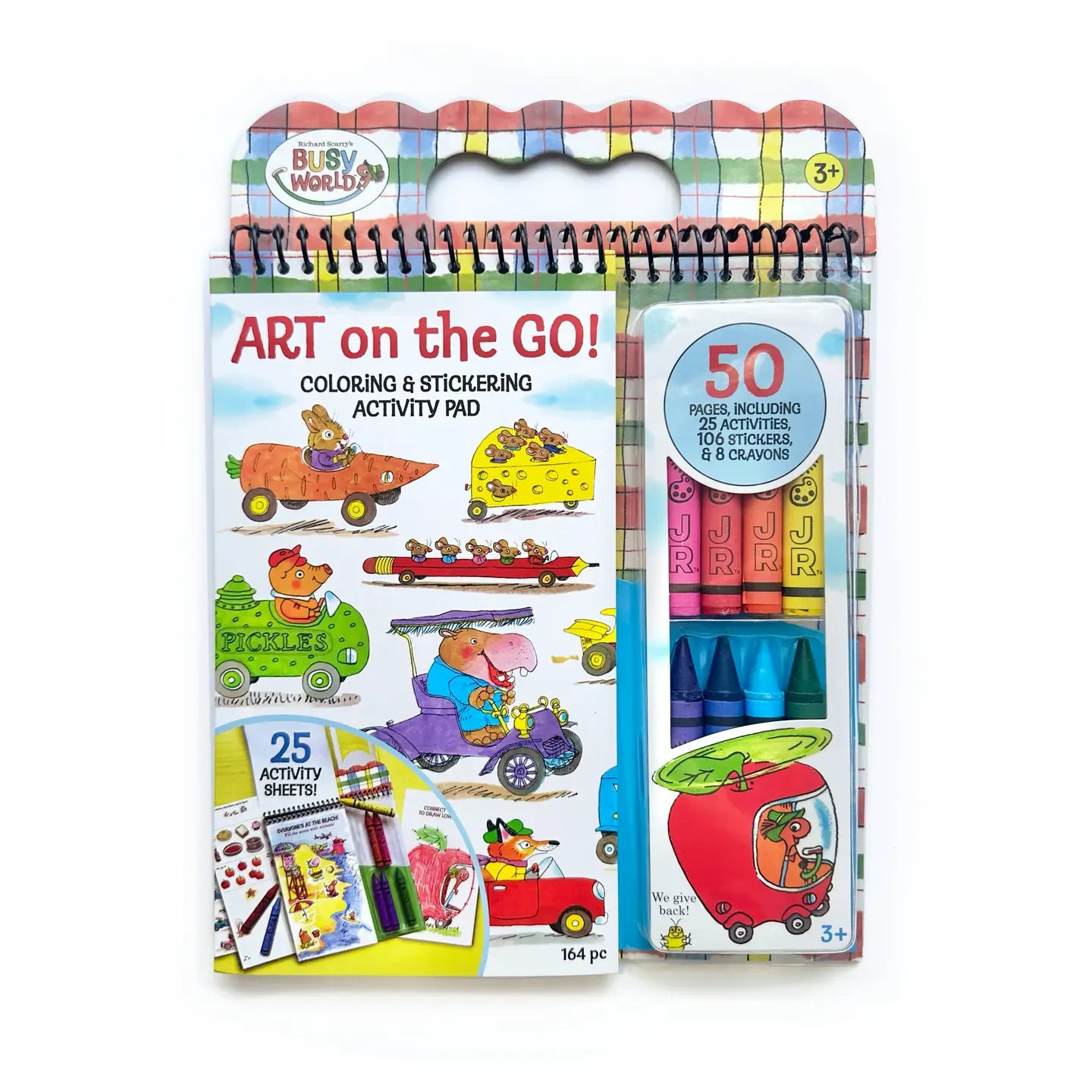 Bright Stripes Busy World- Art on the Go!