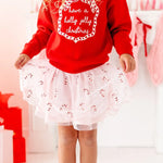 Sweet Wink Candy Cane Scalloped Tutu