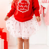 Sweet Wink Candy Cane Scalloped Tutu