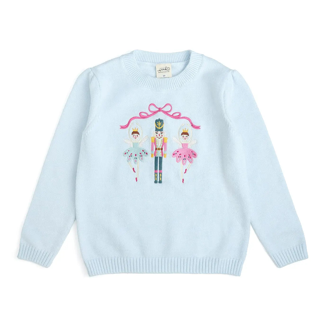 Sweet Wink Nutcracker Embroidered Sweater