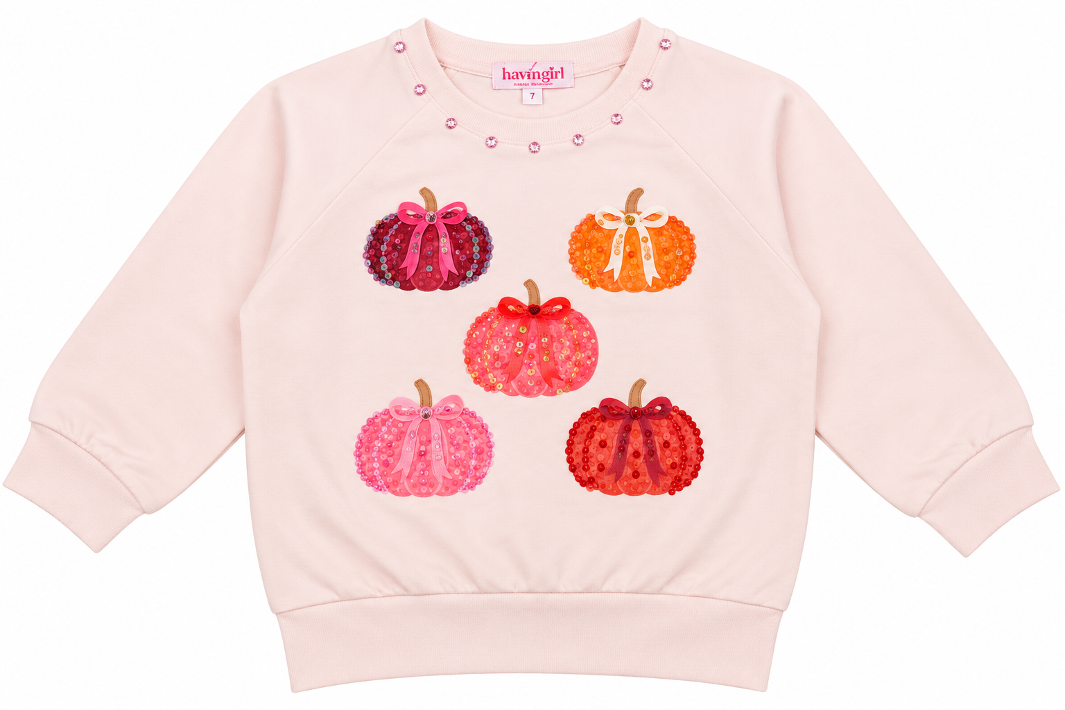 Haven Girl Fall Pumpkin Sweatshirt